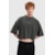 CAMISETA BOXY  NATURE PRETO M