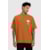 CAMISETA NEW OVER FOOL FOR YOU LARANJA QUEIMADO GG