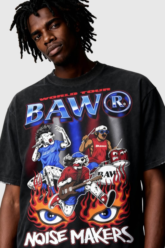 Não esperava encontrar isso por esse preço. Camiseta Oversized Baw Dogs Headbanger 💰 R$ 149,00…