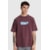 CAMISETA OVERSIZED BAW UNDERWORLD VINHO  G