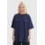 CAMISETA OVERSIZED BOX LOGO AZUL MARINHO  P
