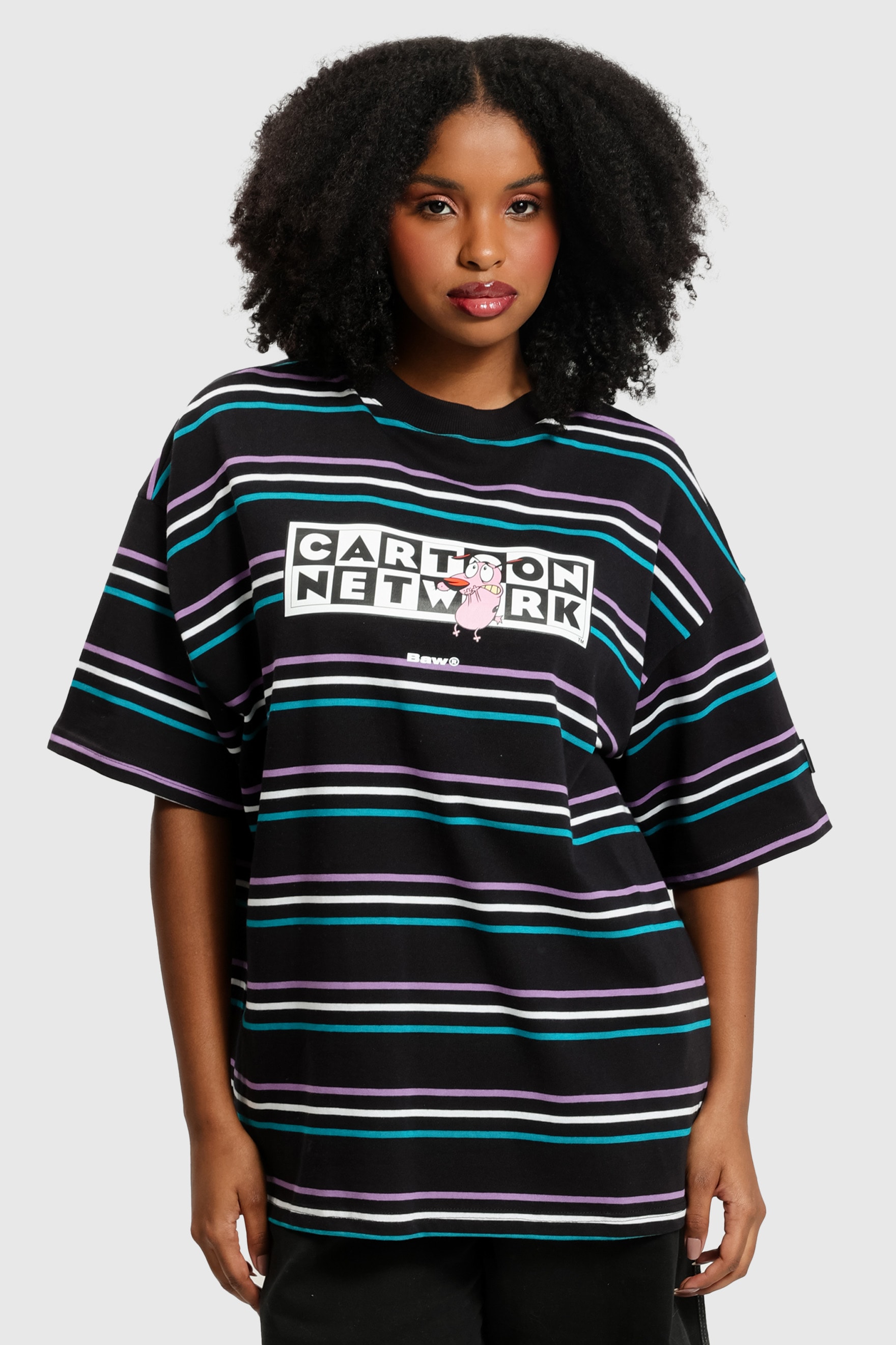CAMISETA OVERSIZED COURAGE BAW X CARTOON