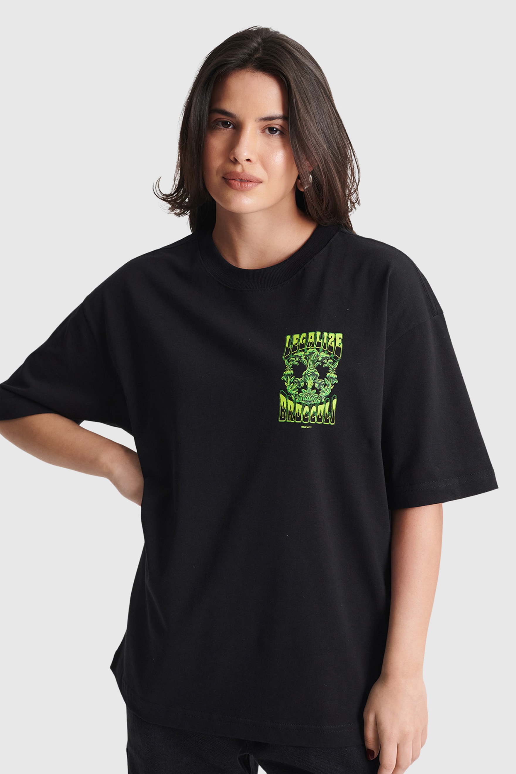 CAMISETA OVERSIZED LEGALIZE BROCCOLLI