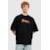CAMISETA OVERSIZED MAKING NOISE AND FUN PRETO P