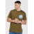CAMISETA REGULAR BAW JUST BE VERDE MILITAR M