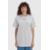 CAMISETA REGULAR SELFIE LOGO CINZA MESCLA CLARO P