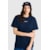 CAMISETA REGULAR SELFIE LOGO AZUL MARINHO GG