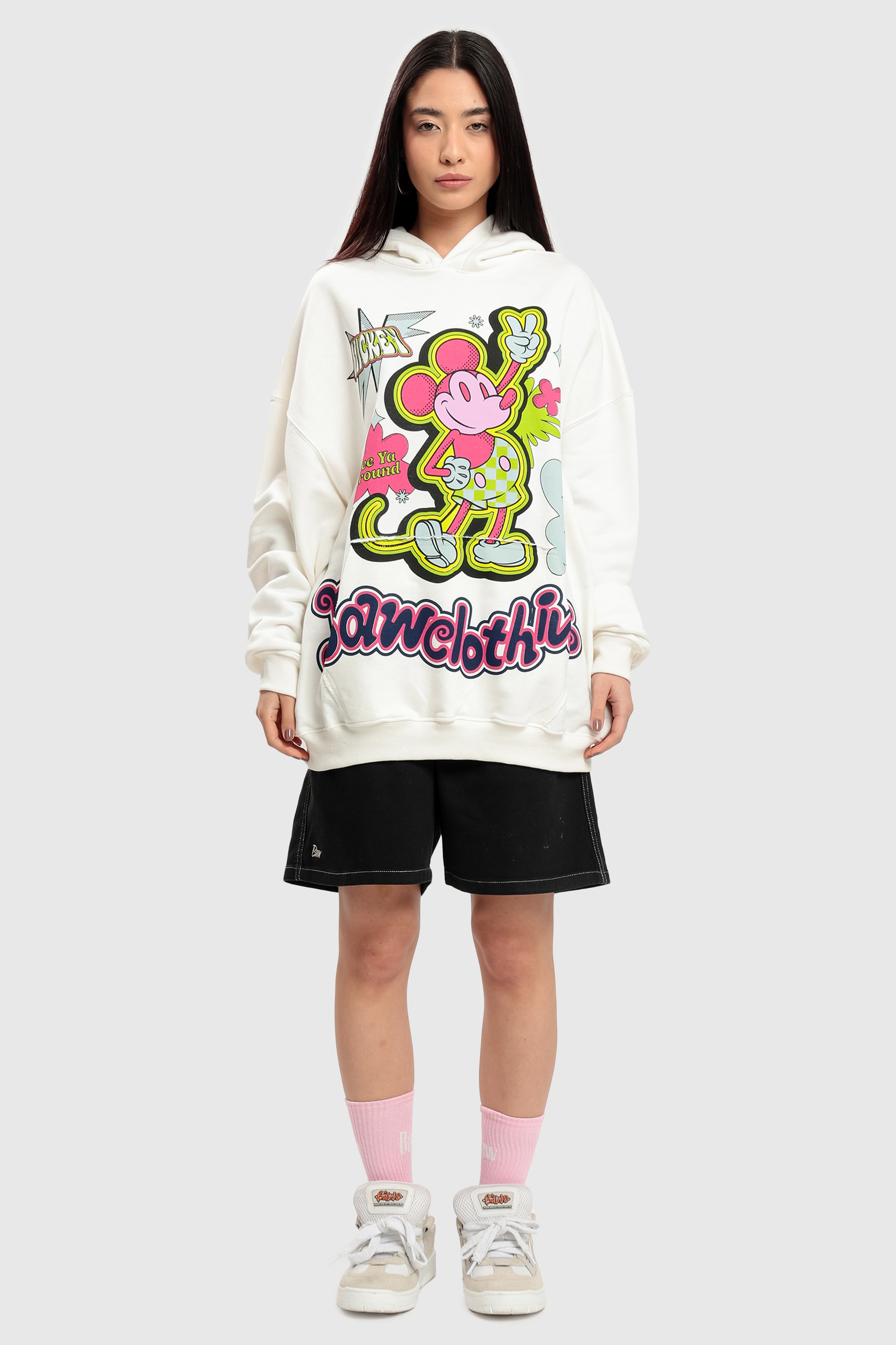HOODIE OVERSIZED MANIA BAW X DISNEY