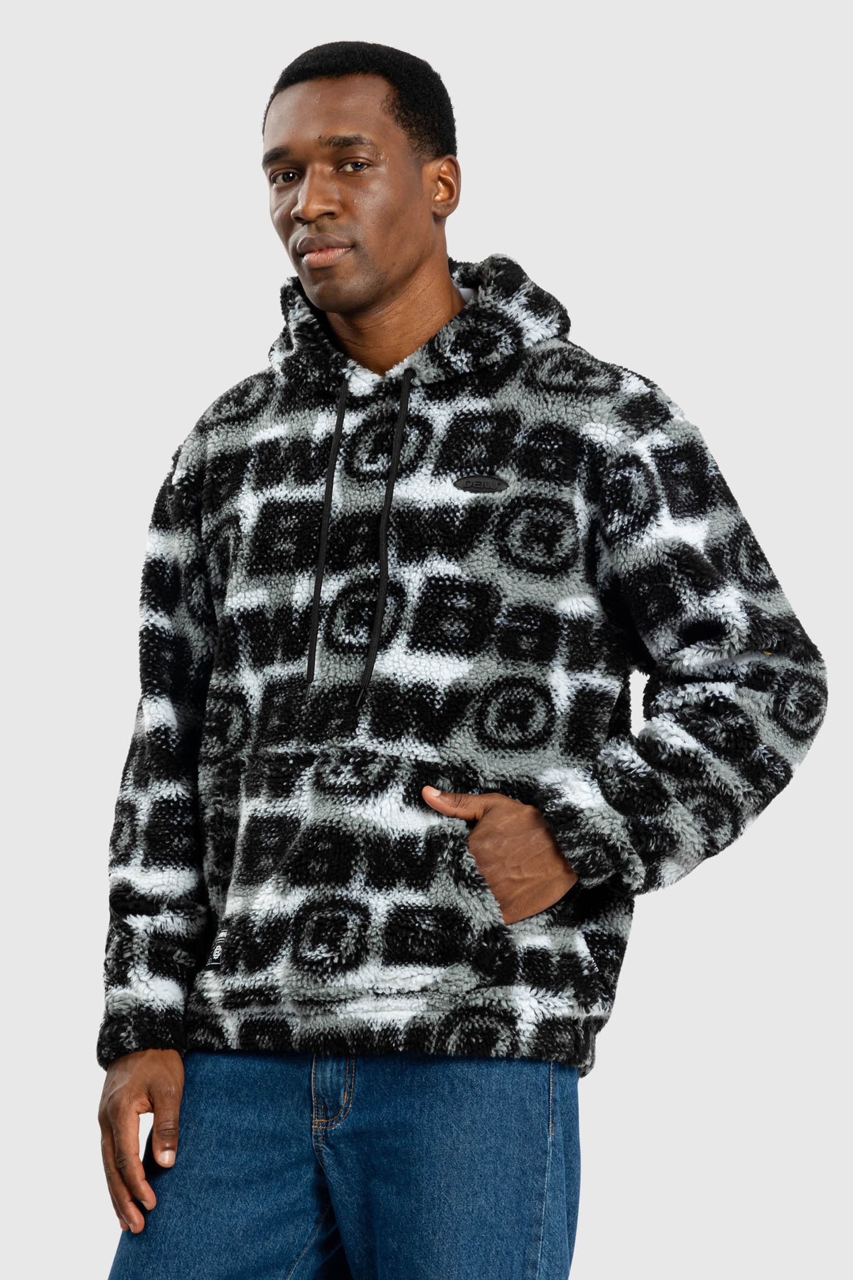 HOODIE SHERPA HALF TONE