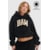 MOLETOM CROPPED BAW PRINTS CHEETAH PRETO GG