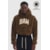 MOLETOM CROPPED BAW PRINTS CHEETAH CHOCOLATE GG