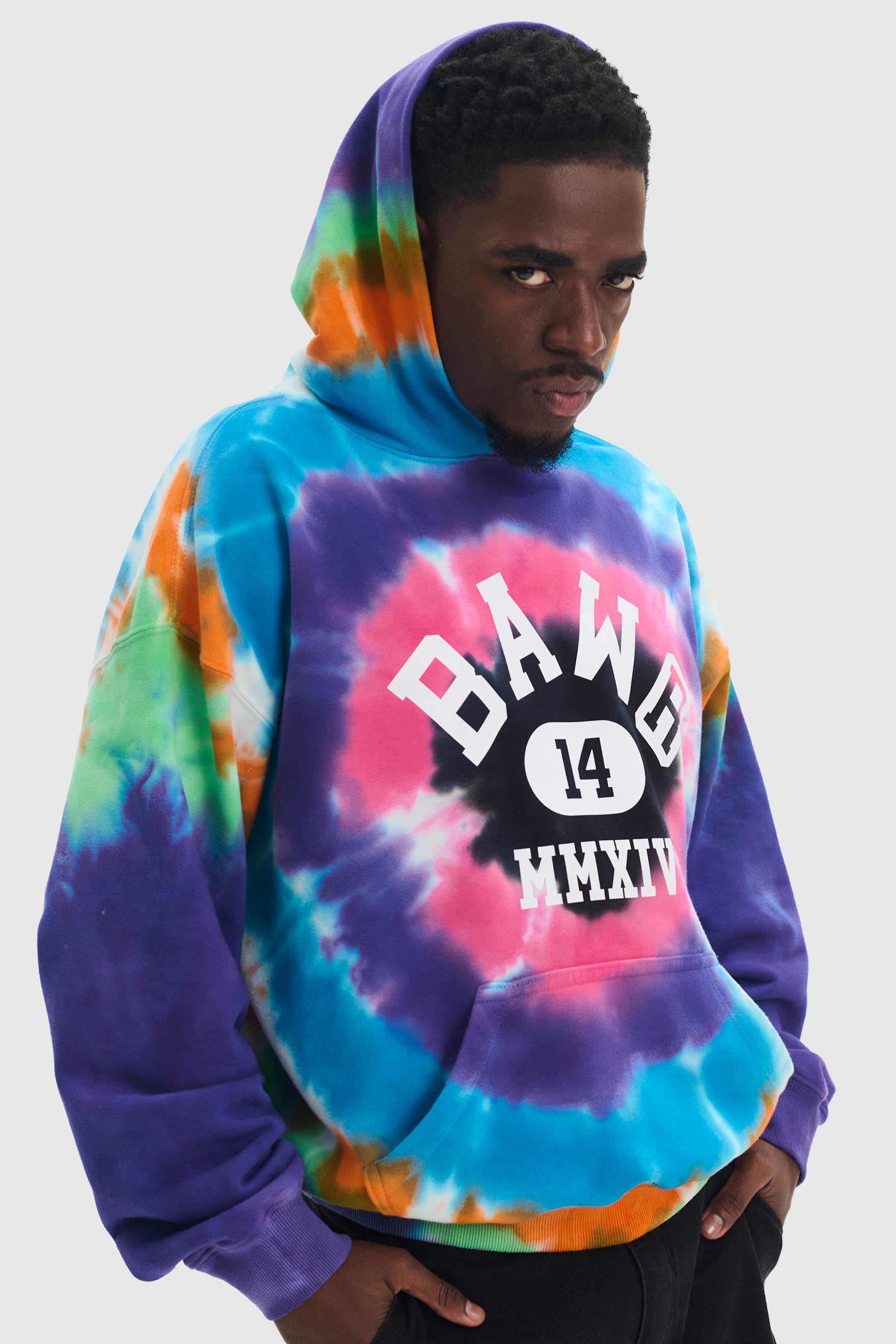 MOLETOM HOODIE BACKFIRE TIE DYE