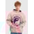 MOLETOM OVERSIZED BAWLANCE ROSA ESCURO M