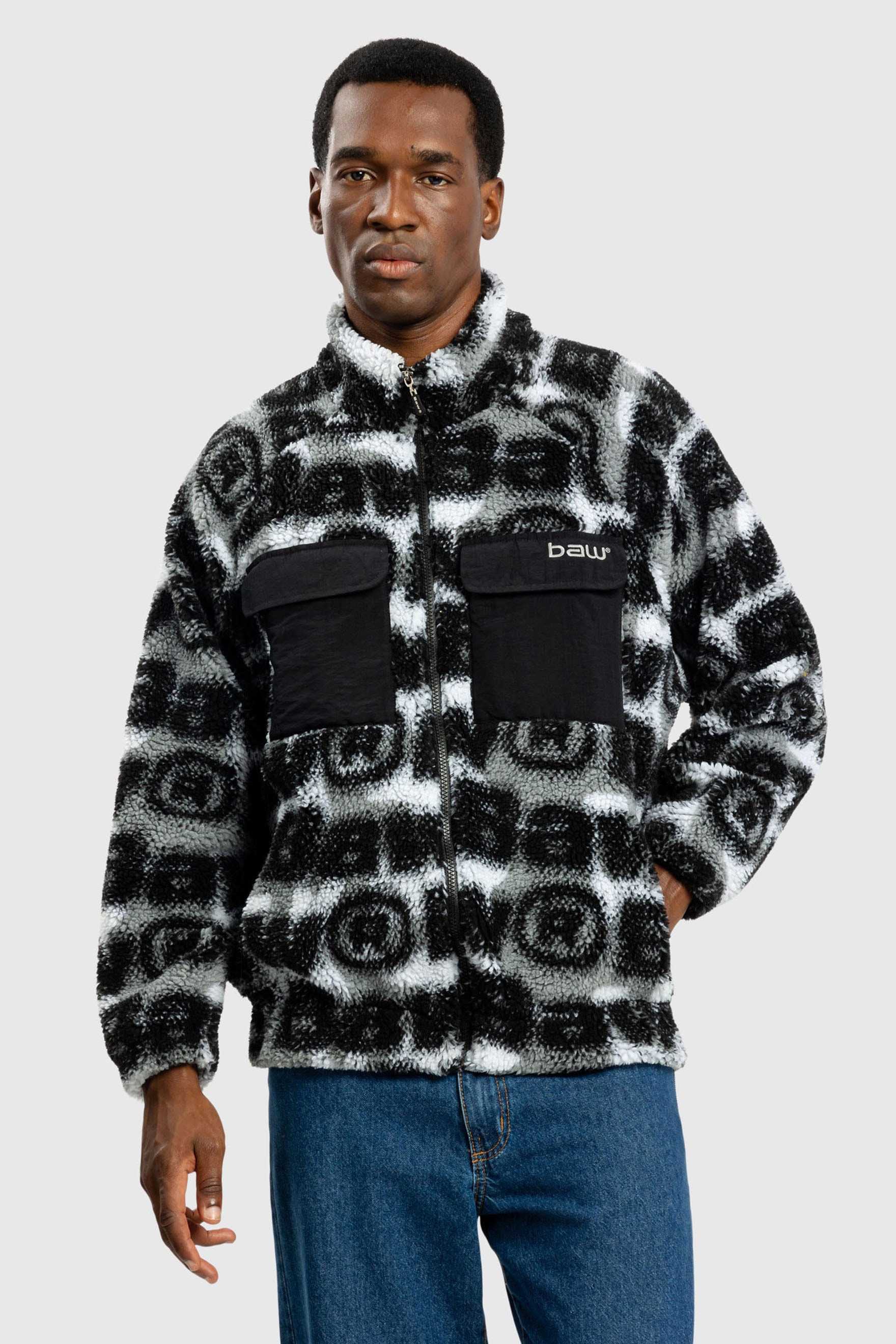 PULLOVER SHERPA HALF TONE