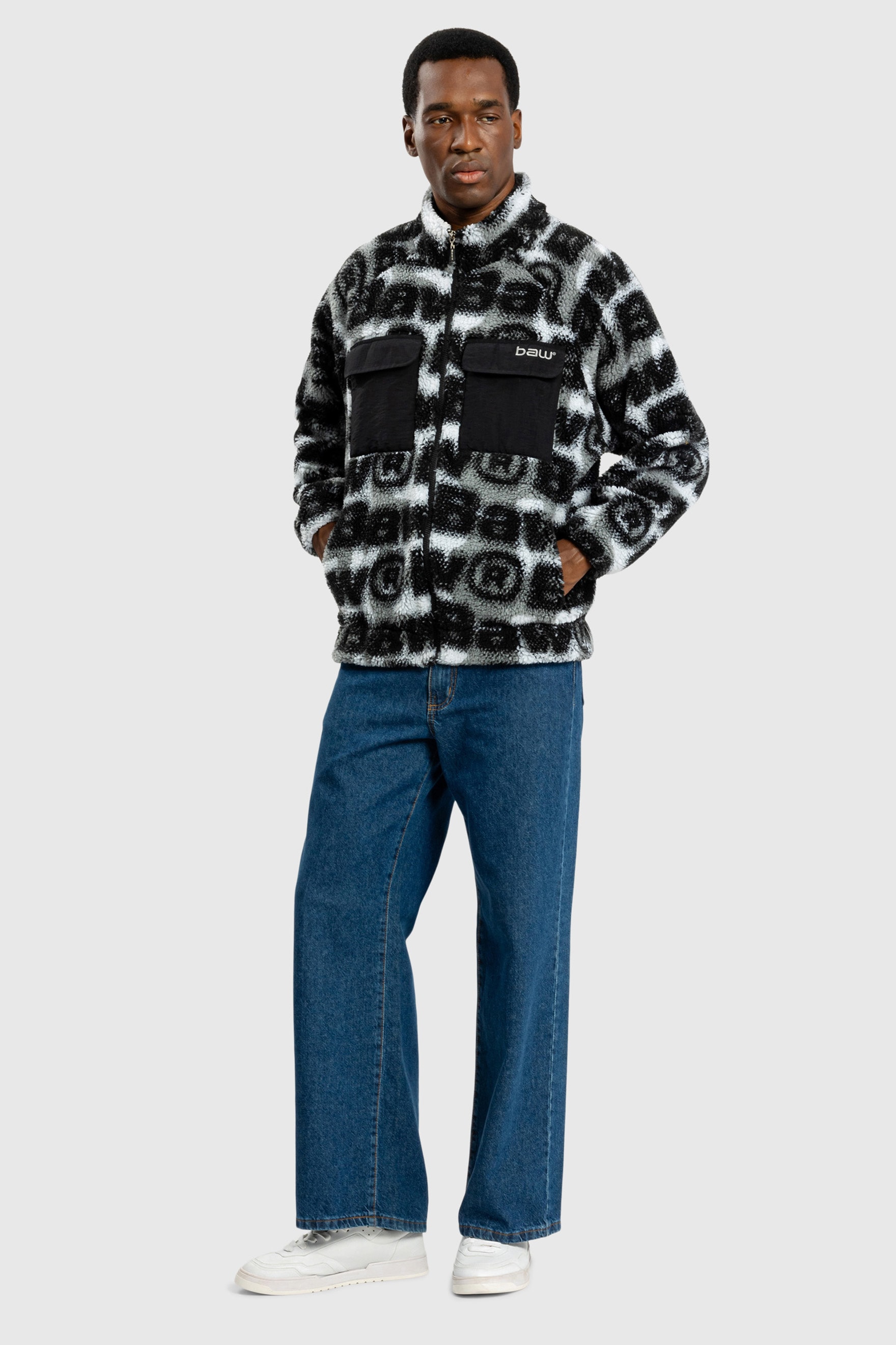 PULLOVER SHERPA HALF TONE