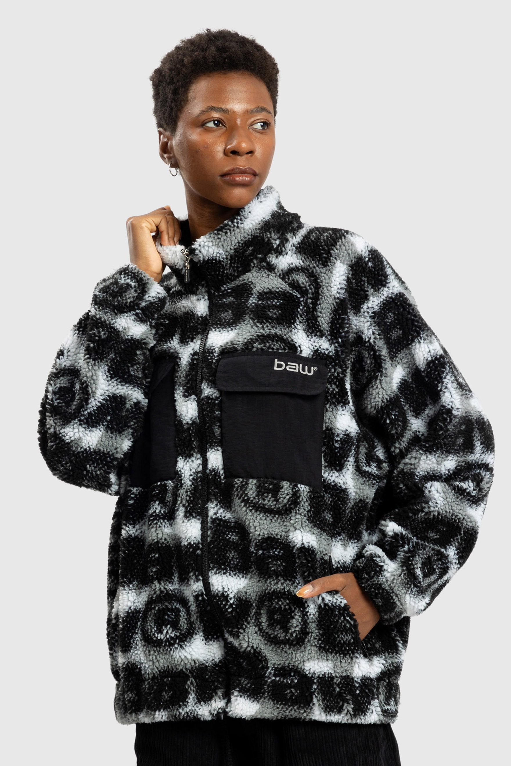 PULLOVER SHERPA HALF TONE