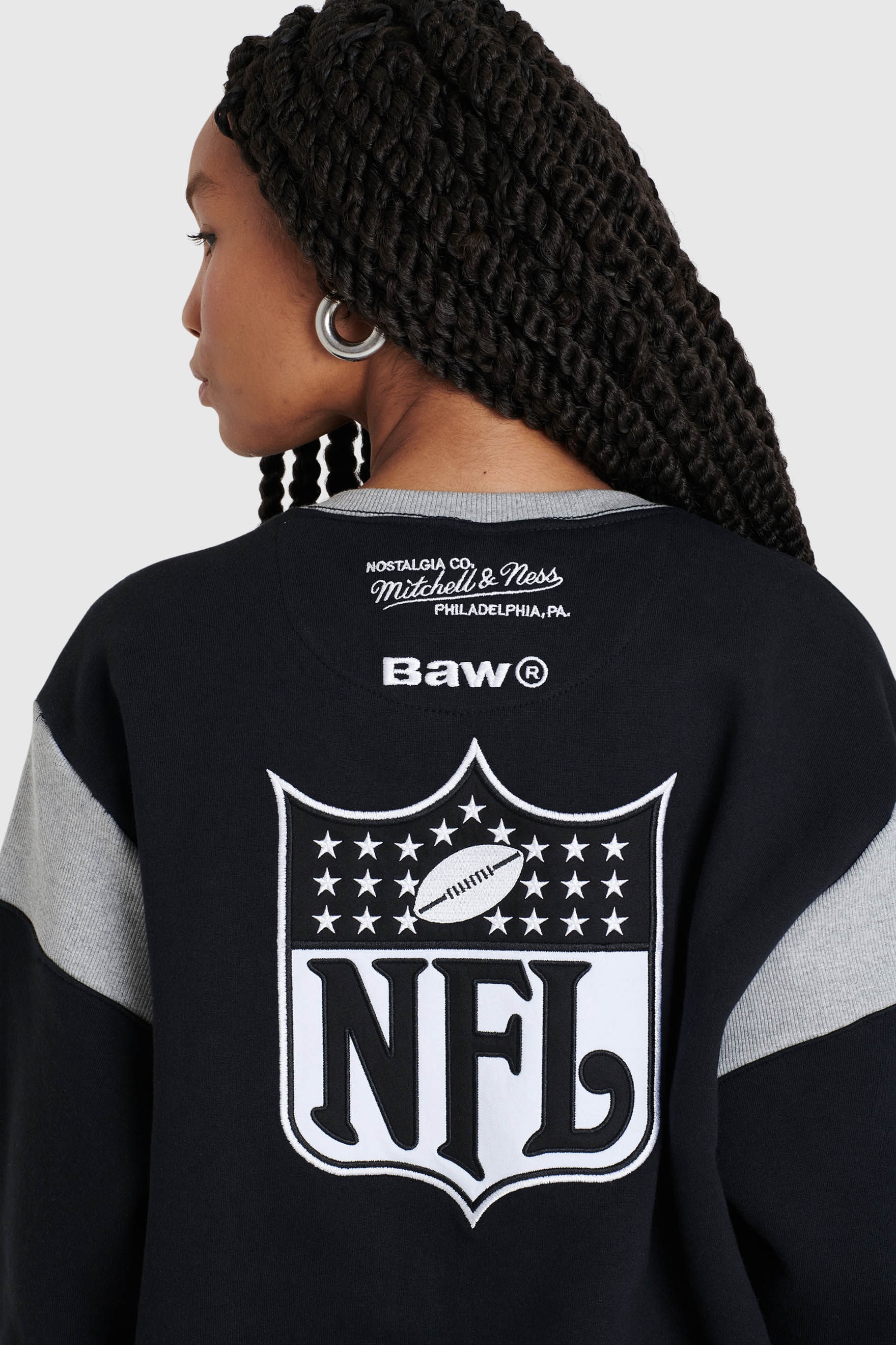 SWEATSHIRT BAW X MITCHELL E NESS X NFL RAI