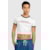 TOP CROPPED  STREET RACING OFF WHITE/PRETO M